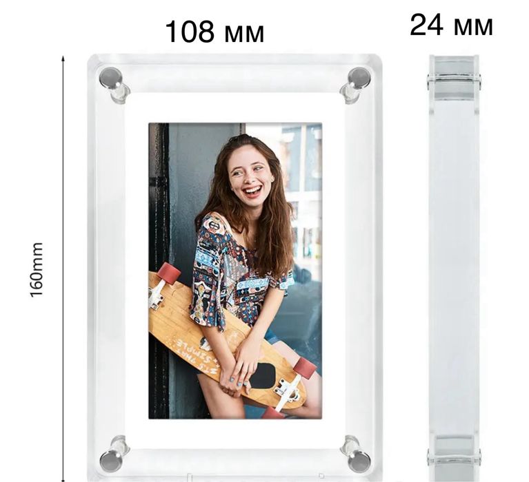 Wi-fi електро фото рамка фоторамка wifi цифровая сенсорная