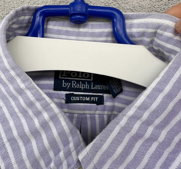 Koszula Polo Ralph Lauren Oxford męska w paski elegancka r. XL