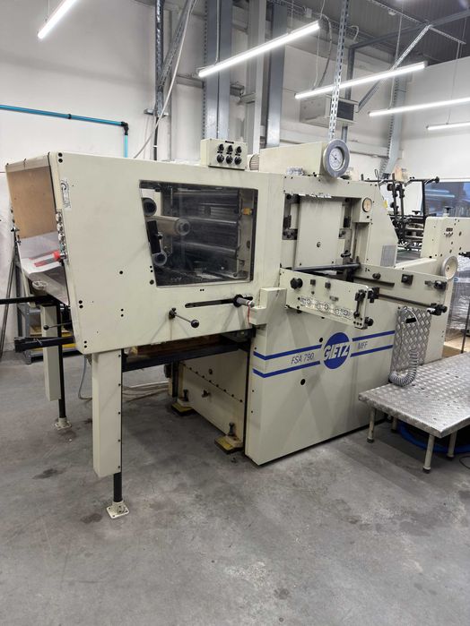 Gietz FSA 790 - Maszyna do tłoczenia , złocenia i sztancowania