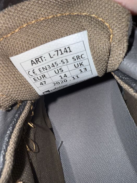 Робочі боти розмір 47