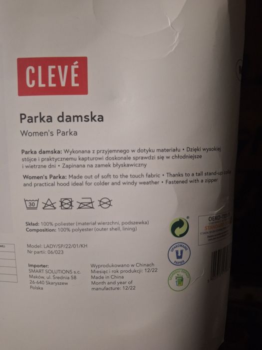 Kurtka damska parka M