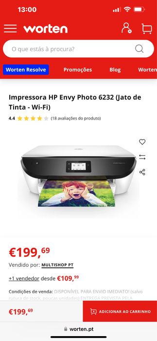 HP “Envy Photo 7134 Deskjet”