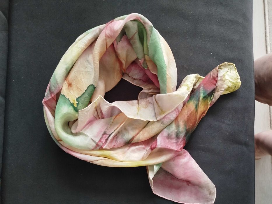 Chustka apaszka z jedwabiu