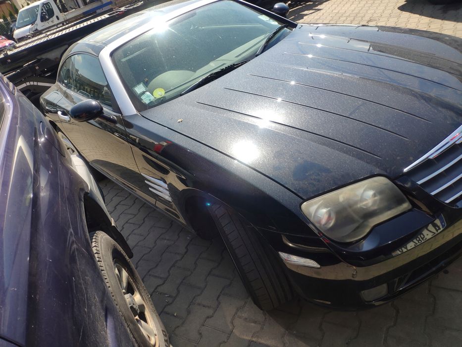 chrysler crossfire szyba drzwi prawa