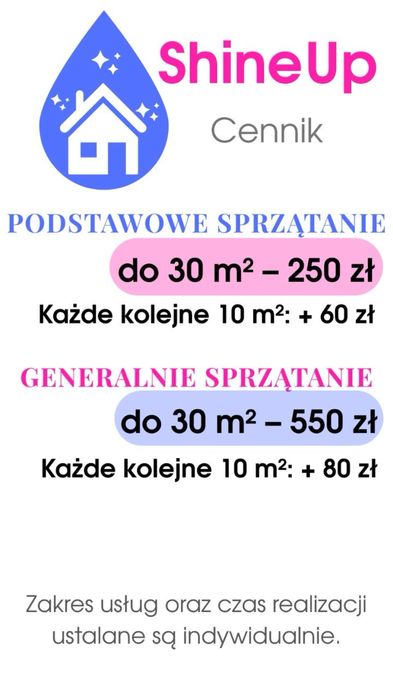 Usługi sprzątania mieszkań i domów