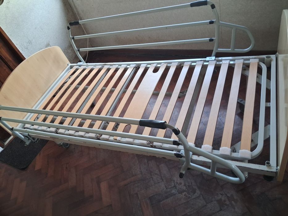Cama articulada manual com colchão