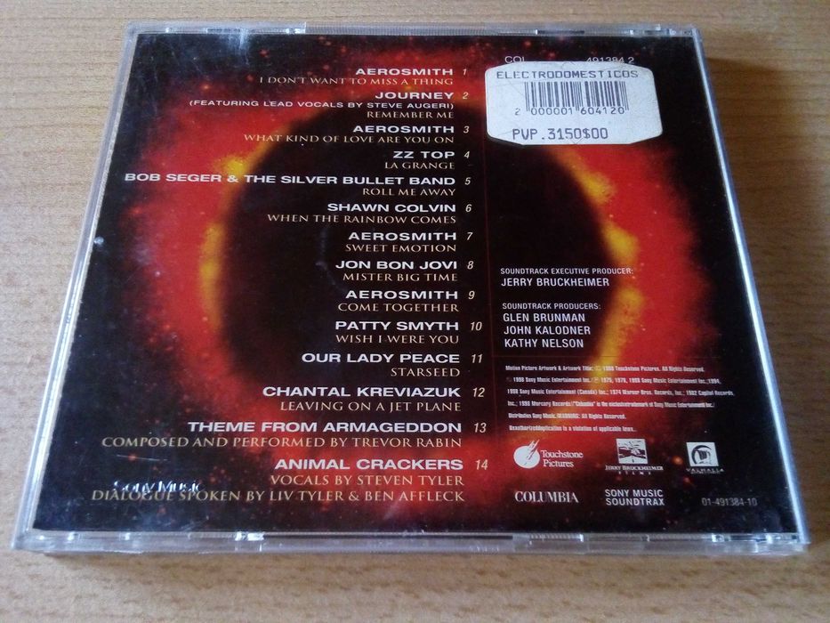 Armageddon - Aerosmith Journey ZZ Top Bob Seger Jon Bon Jovi Patty Smyth Our Lady Peace
