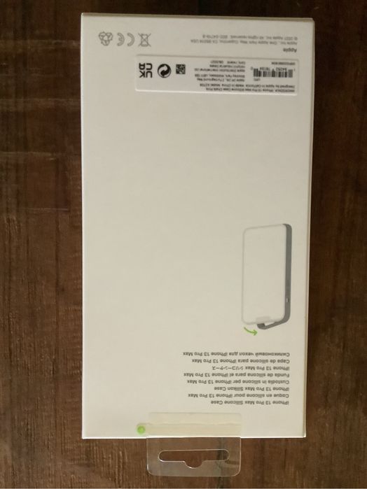 Capa em silicone com MagSafe para iPhone 13 Pro Max - Giz rosa