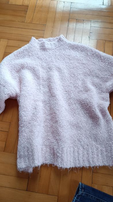 Różowy sweter mohito ciepły piękny do stylizacji rozmiar s/m