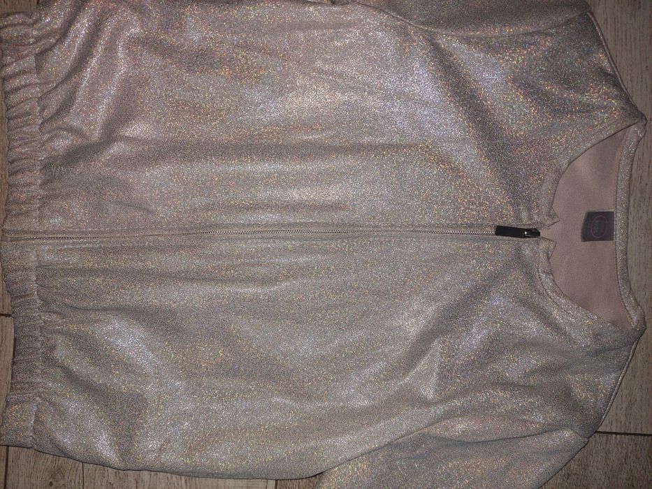 Elegancka rozpinana bluza bolerko r. 128