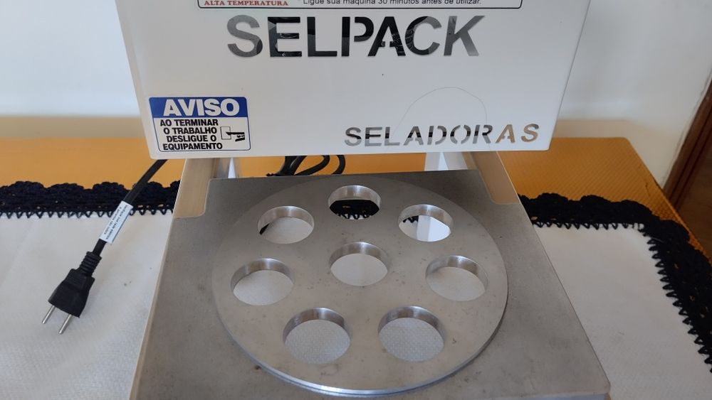 Máquina seladora termo aquecimento