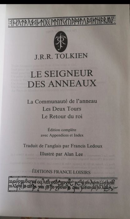 Trilogia " O Senhor dos Anéis" de Tolkien