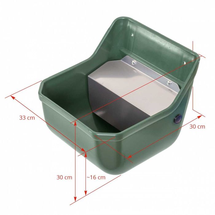 Poidło dla bydła i koni z zaworem pływakowym