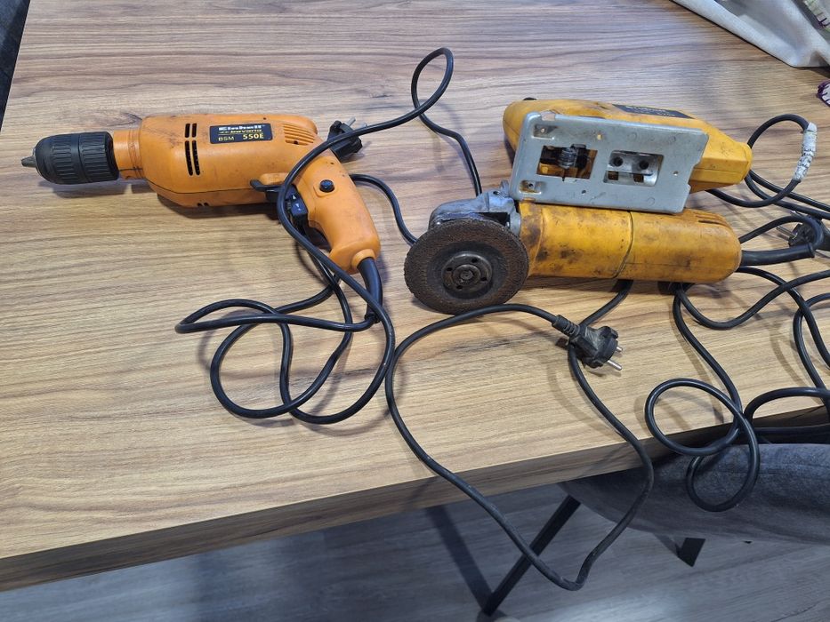 Einhell - rebarbadeira, serra elétrica e berbequim