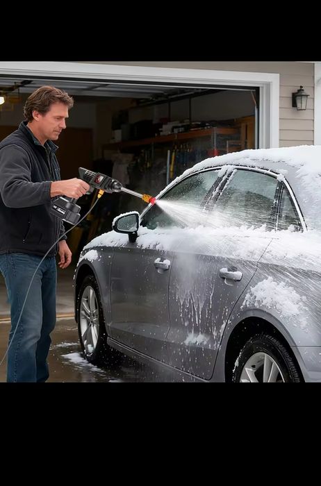 Myjka karcher akumulatorowa 2 x aku 48v  cały osprzęt walizka