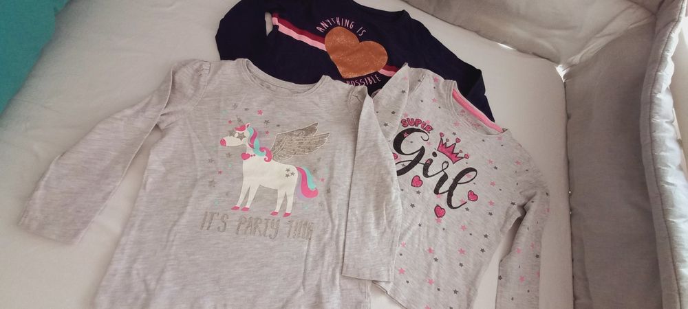 Zestaw 5szt długi rękaw 98cm 2-3 lata Reserved Primark next