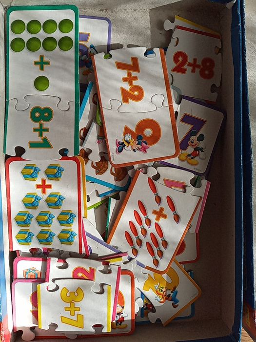 Пазли та карточки Вчимося рахувати