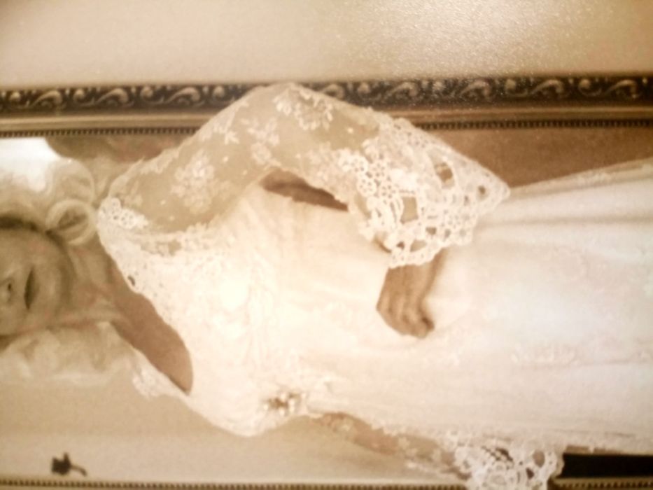 Suknia ślubna + koronkowa narzutka