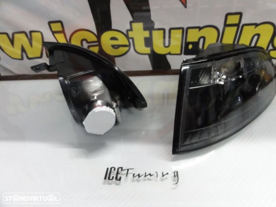 Pisca frontal BMW E46 limo / touring 4p 98-01 Fundo Preto c/2 anos de garantia