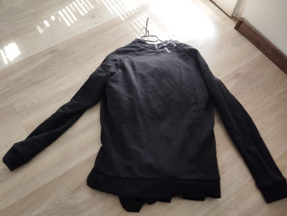 Bluza czarna Adidas bez kaptura