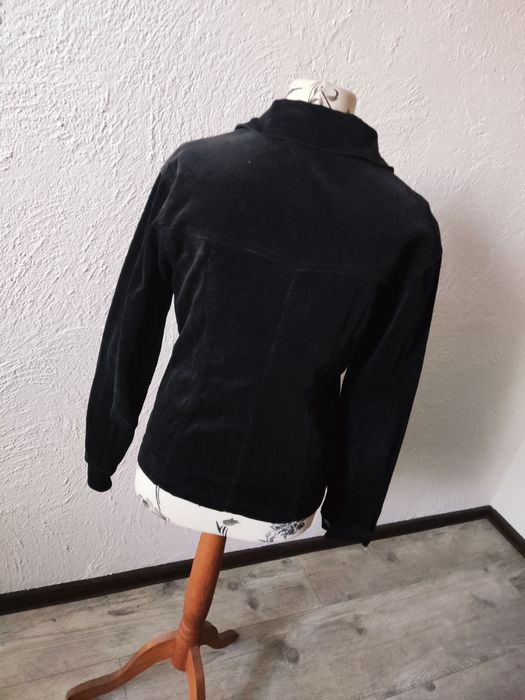 Czarna klasyczna katana damska 40 L sztruks