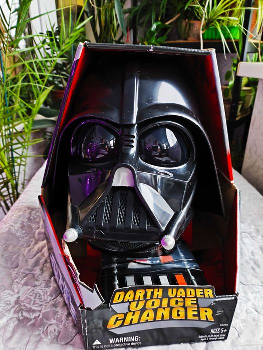 Винтажный легендарный шлем Дарта Вейдера меняющий голос
