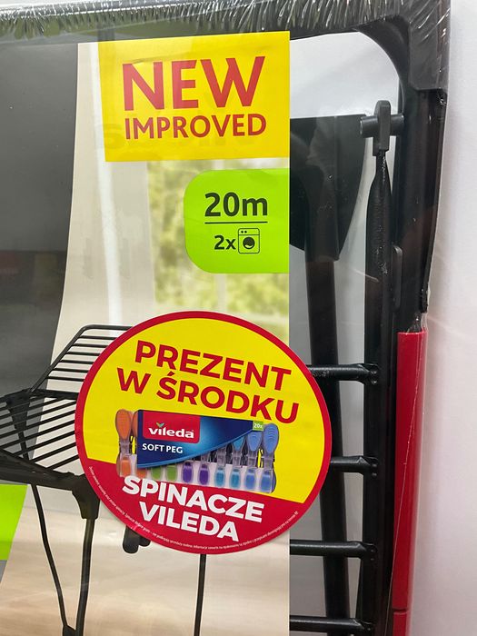Suszarka na pranie Vileda King ULTIMATE 20 metrów mocna, Wyprodukowano we Włoszech Italia