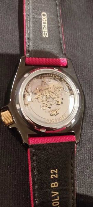 Relógio Seiko automático. Preço fixo. Street Fighter Ken. Limited edition