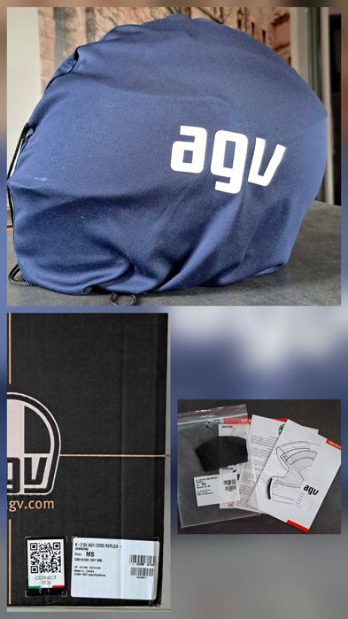 Kask motocyklowy AGV K-3 SV – malowanie „Iannone” , rozmiar MS – 57