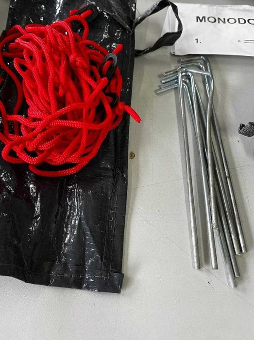 Nowy Wytrzymały XXL Namiot Turystyczny Kempingowy Rodzinny 4 osobowy