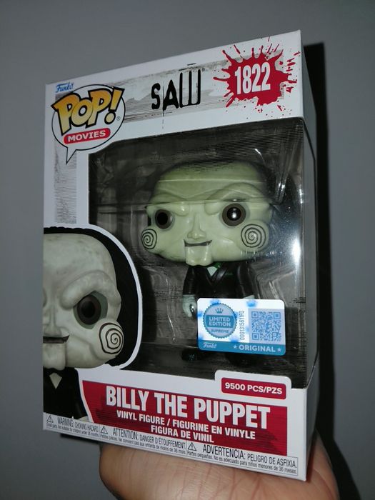 Pop Movies SAW Jigsaw Chase, Billy the Puppet L.E. e Jigsaw