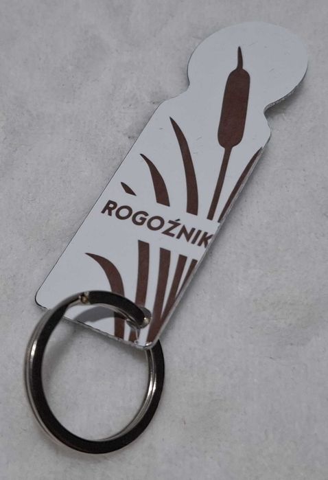 Breloczek metalowy, Rogoźnik, kłos, 2,4x7,4cm (Brelok)