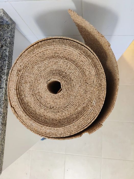Rolo cortiça aglomerado para  isolamento 3mm