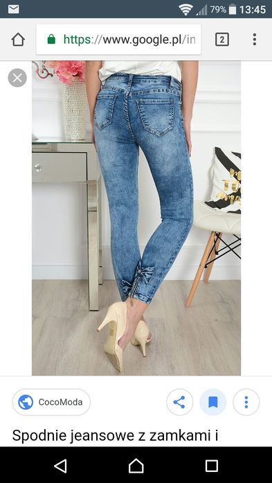 Spodnie z kokardkami nowe z metką