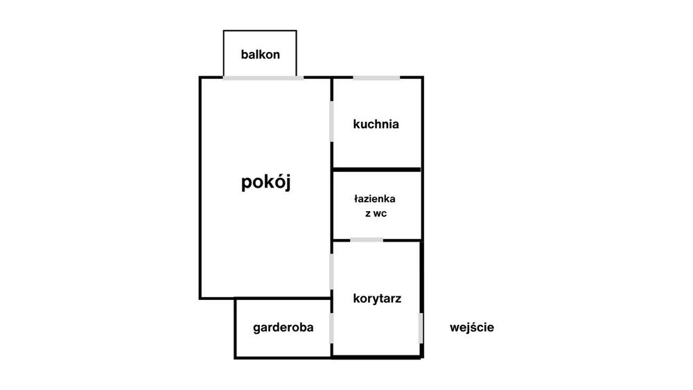Centrum Gdańska przy Starówce | 32,4 m² | Balkon | Komórka | 1 piętro