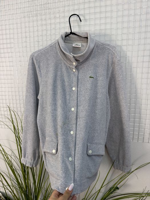 Жіночий оригінальний бомбер Lacoste велюровий