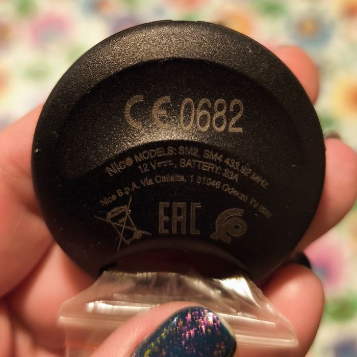 NOWY Pilot do bramy Nice SM2 SM4