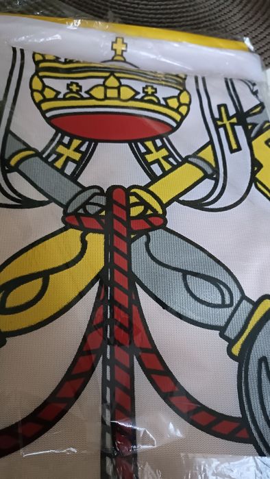 Zestaw flag kościelnych 3 sztuki