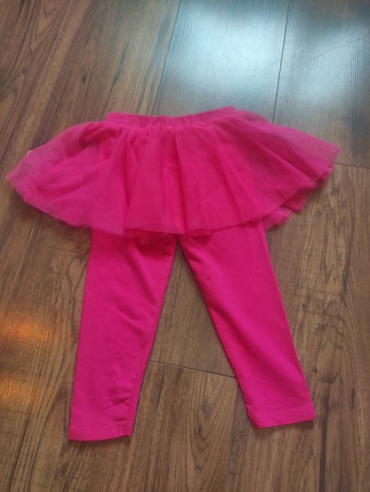 Legginsy ze spódniczką tiulową