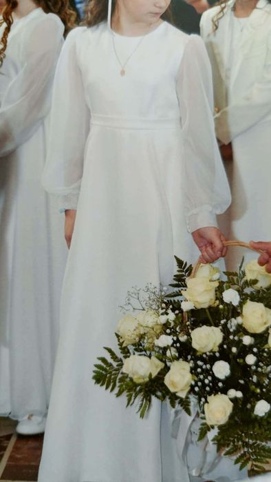 Sukienka komunijna biała