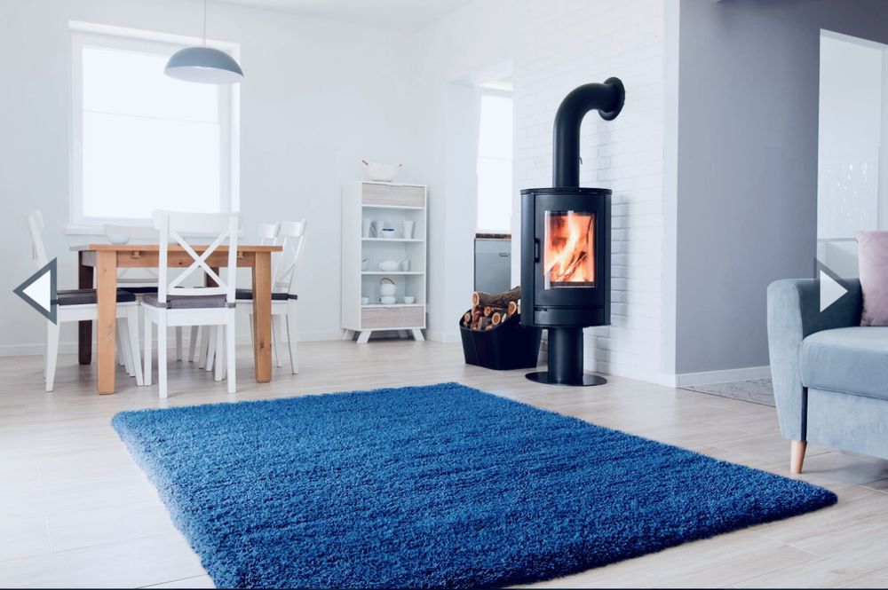 Килим “super shaggy himalaya” (синій)