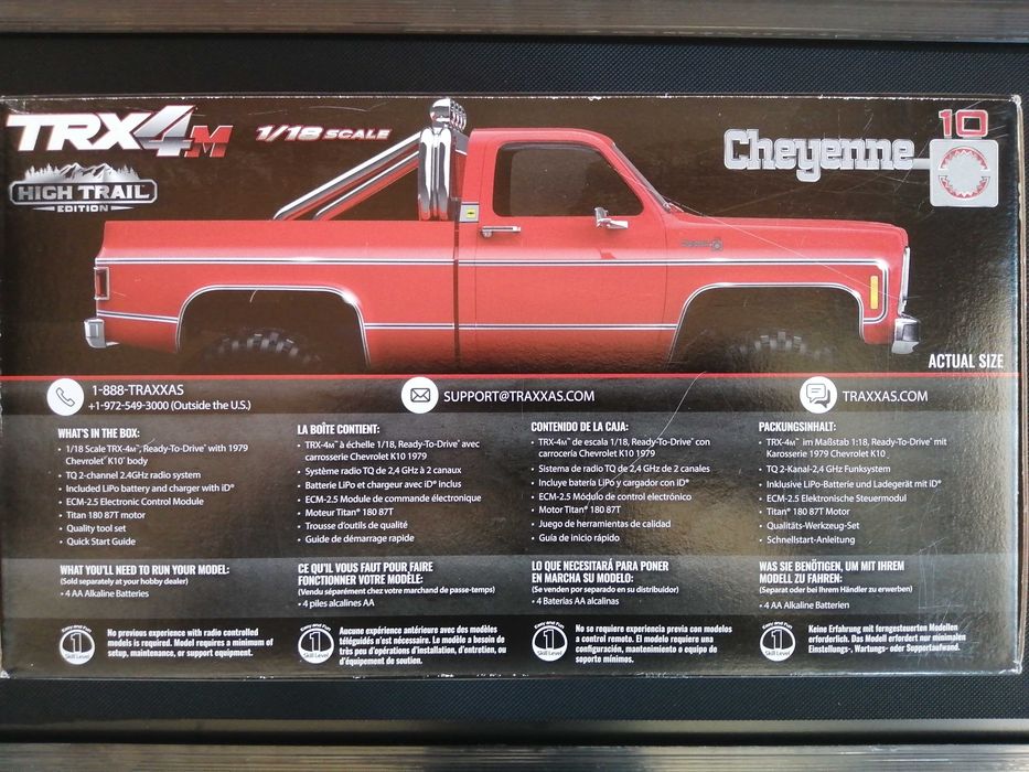 RC Crawler TRx4 Chevy Cheyenne 1/18 Traxxas