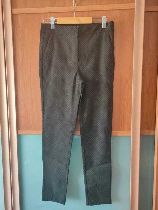 Calças jacquard Zara S novas
