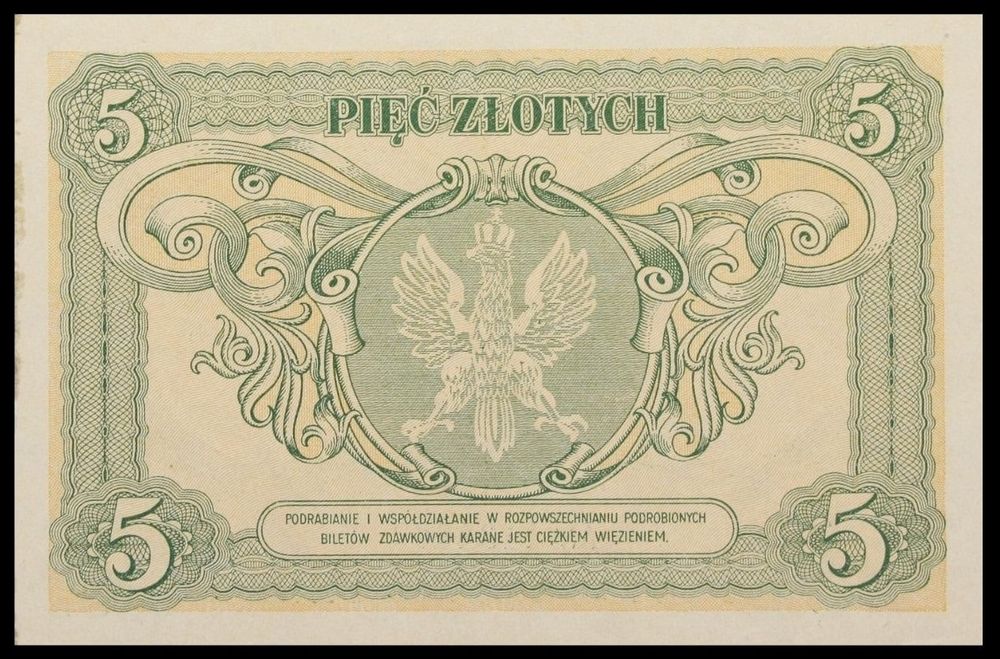 5 zł 1925 Konstytucja Unikat UNC
