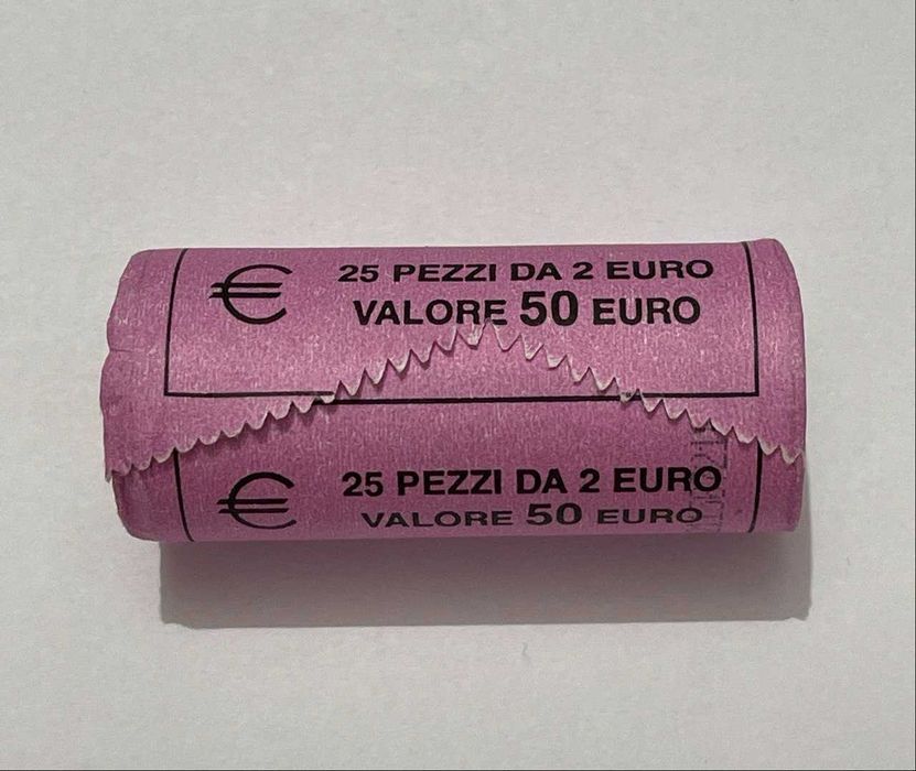 Ролл 2 євро Італія 2021, 25 монет