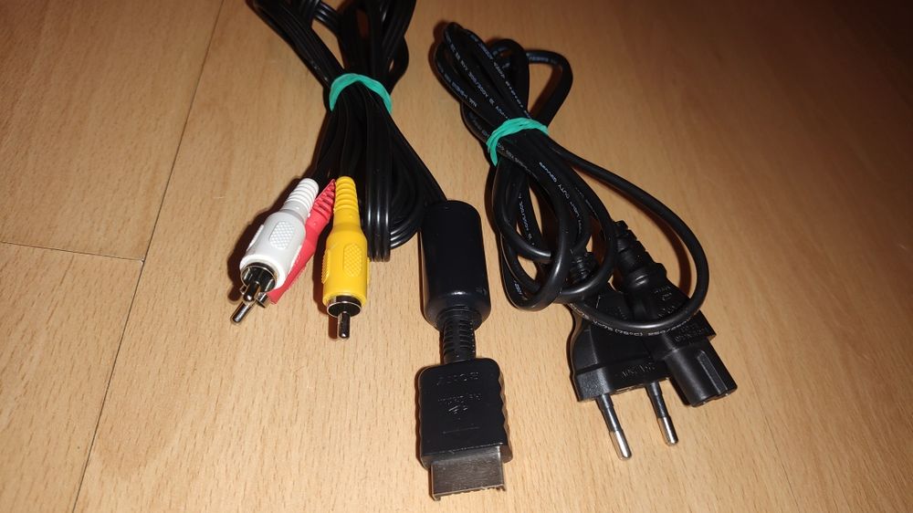 kabel AV playstation 1 2 3 ps one PS2 chinch cinch konsola Sony psx
30