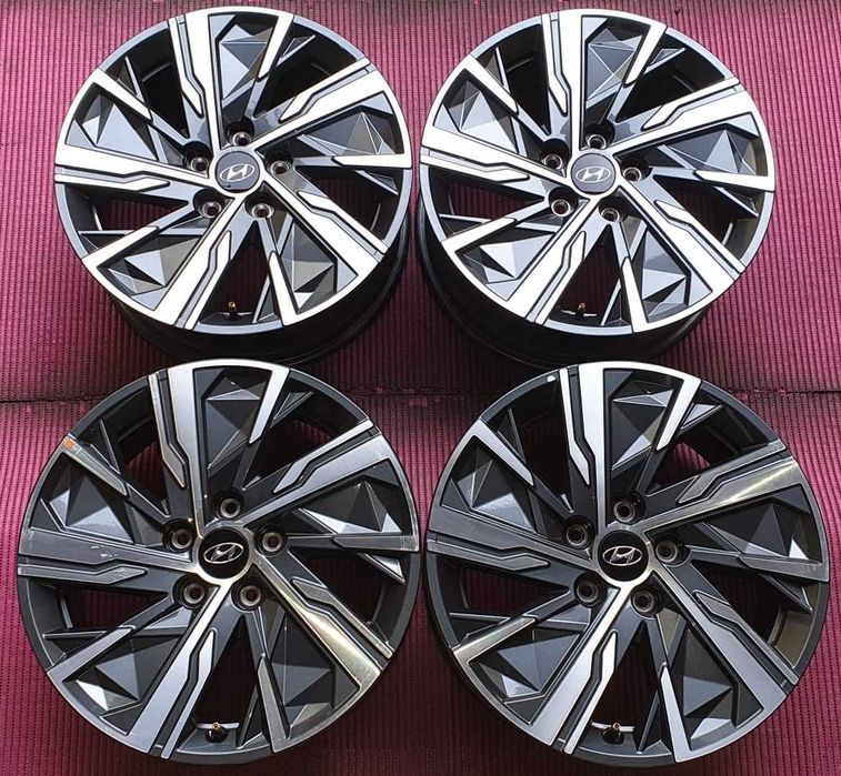 4238-Jantes 17 5x114.3 Originais Hyundai Tucson, i30, i20, Kia, etc.