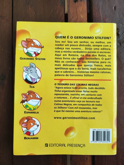 O Tesouro das Colinas Negras, Geronimo Stilton