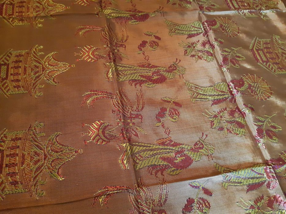 Colcha seda anos 60, nunca usada