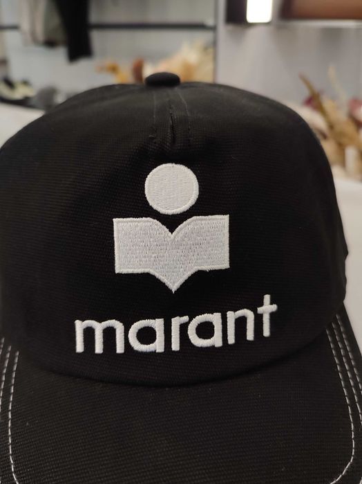 Кепка Isabel Marant Tyron cotton baseball cap Black